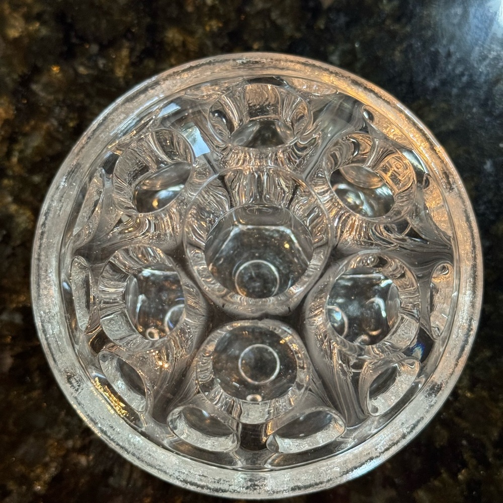 Vintage Glass Flower Frog